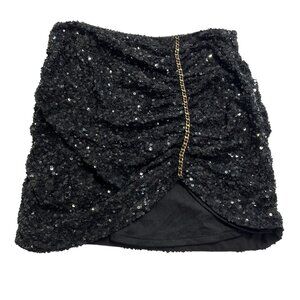 Retrofete Celestia Skirt in Black Chain